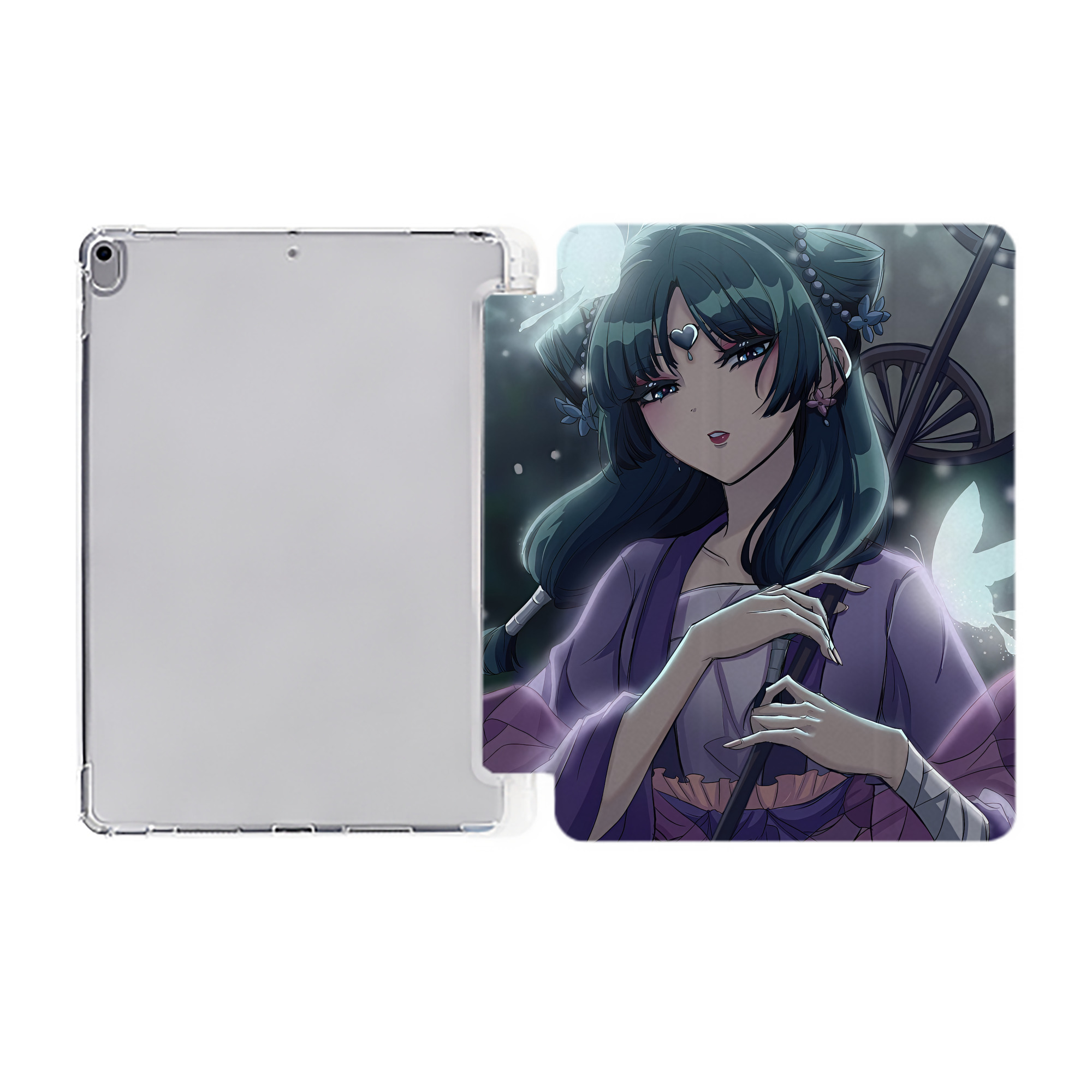 （画像用） 薬屋のひとりごと The Apothecary Diaries IPad ケース ペン収納付き 三つ折りスタンド PUレザー×シリコン 対応機種9.5/10.5/10.9インチ